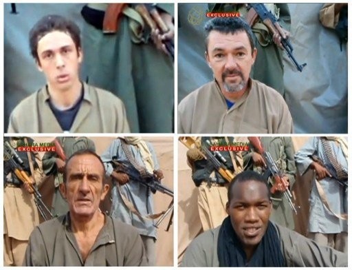 Les quatre otages libérés  ...  sont de retour en France !