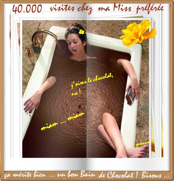 Bravo  Marie France  ...  40.000  visites  !
