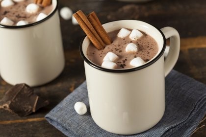 Chocolat chaud aux marshmallows   ...