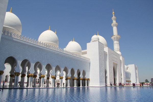 Mosquée Sheikh Zayed  Abu Dhabi, Emirats arabes unis !