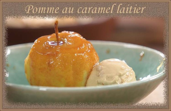 Pommes au caramel laitier (recette de Laurent Mariotte) !