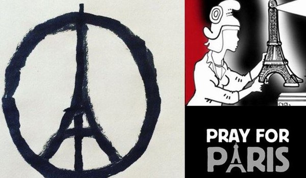 "Pray for Paris"   ...   La France est un pays libre !