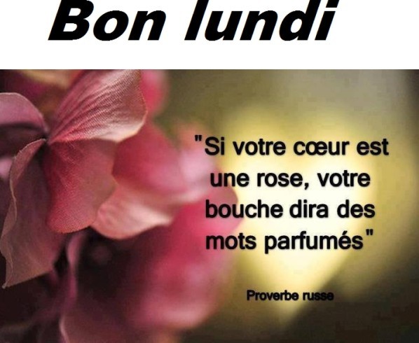 Pensée positive du jour ...