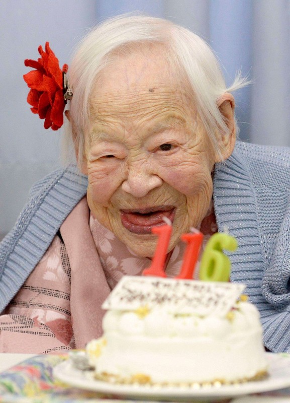 La femme la plus âgée du monde  ...  a 116 ans !