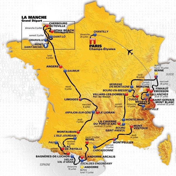 Tour de France 2016   ...  départ samedi 2 juillet !