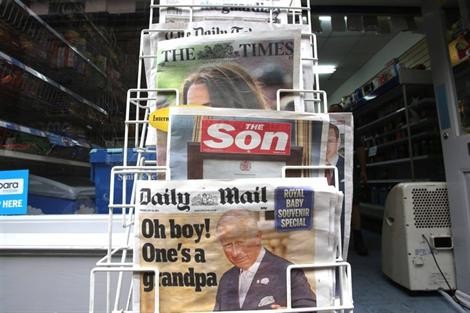 Royal  Baby  ...  la presse britannique se lâche !