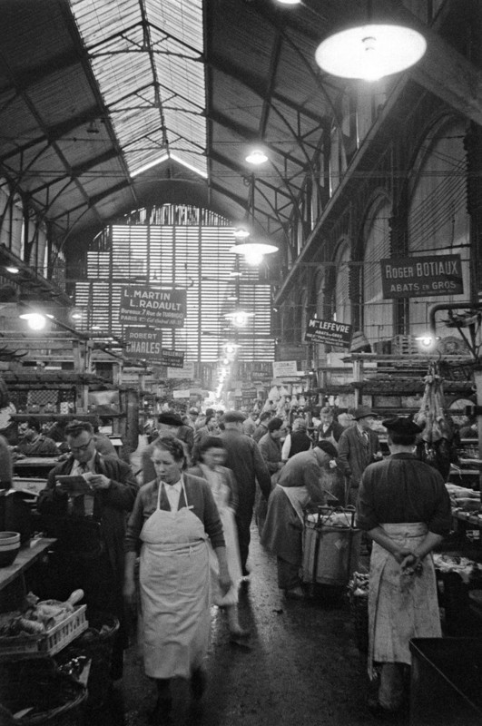 Les Halles de Paris en 1950 ...