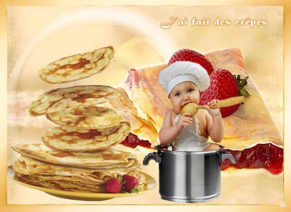 Youpiiiii  ...  c'est la chandeleur, faisons des crêpes !