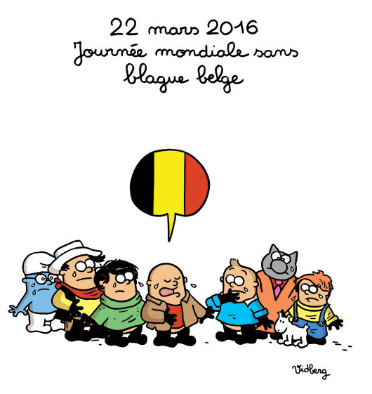 Une pensée émue pour nos ami(e)s Belges  !