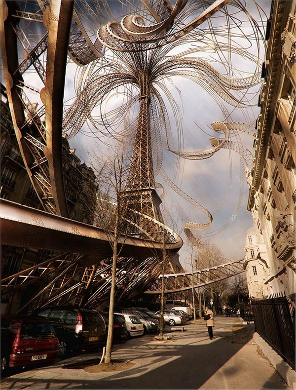 La Tour Eiffel et N.D. de Paris  ...  par Olivier Defaye !