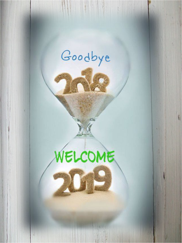 Au revoir 2018    ...   Bienvenue 2019 !