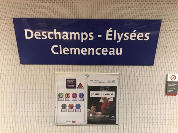 La RATP  célèbre la victoire des Bleus ...