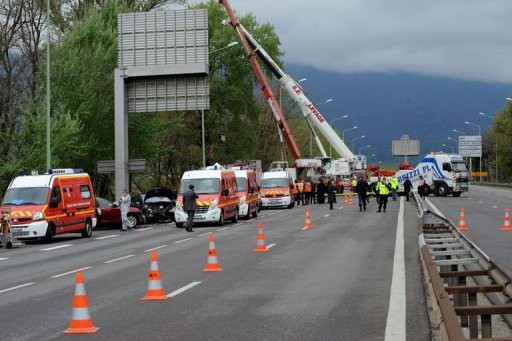 Encore un drame de la route, en Savoie ... 4 morts !