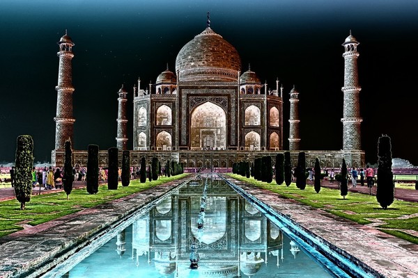 Le Taj Mahal En Inde  ...