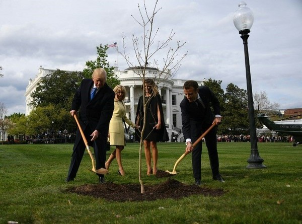 Donald Trump reçoit Emmanuel Macron à la Maison Blanhe !