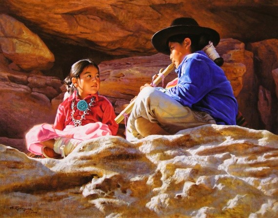 Enfants  ...   peintures de  Alfredo Rodriguez  !
