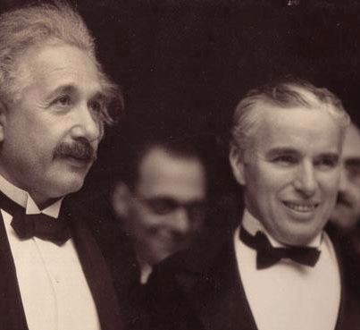Einstein et Chaplin   ...  ce fut une belle rencontre !