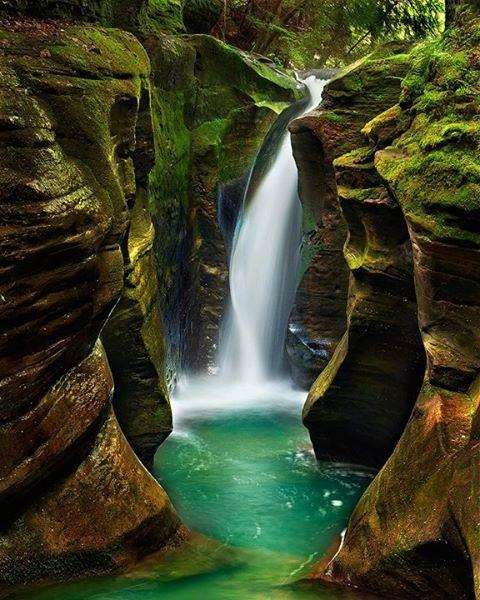La cascade Corkscrew en Ohio aux Etats-Unis !