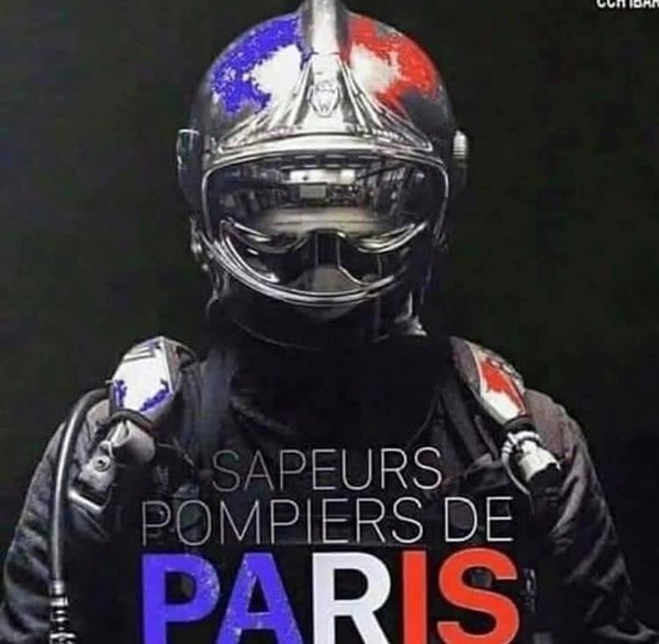 Hommage aux pompiers de PARIS ... 