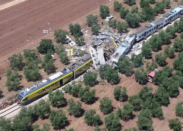 Accident de train en Italie : choc d'une extrême violence !