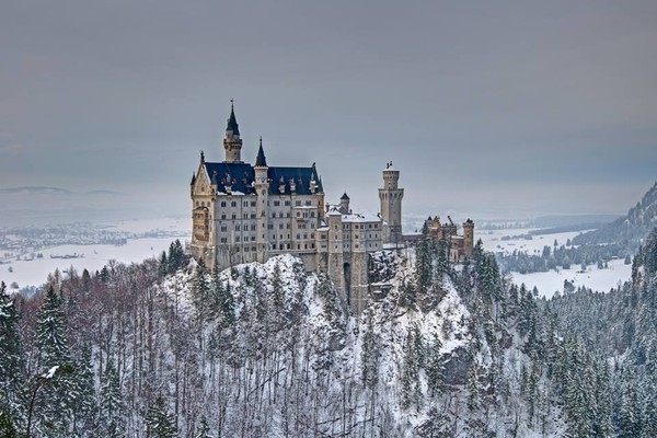 Le château de Neuschwanstein, Bavière en Allemagne !
