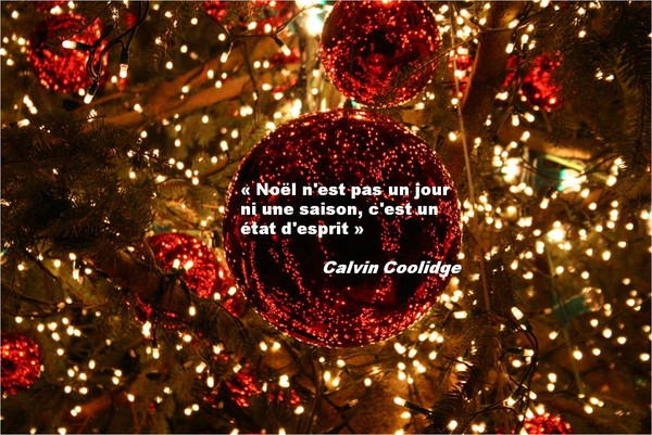 Citation de Noël signée Calvin Coolidge  ...